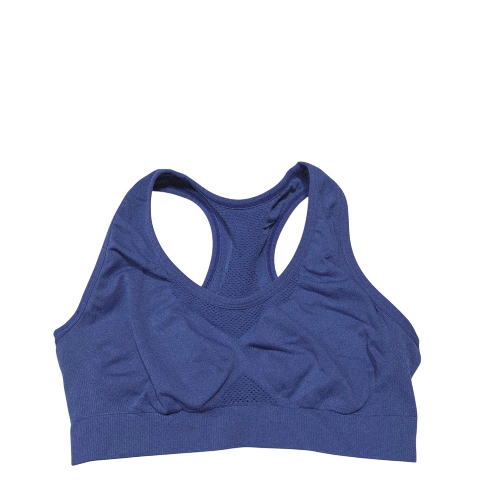 Zella Racerback Seamless Sports Bra Purple‎ Medium Support Activewear XS